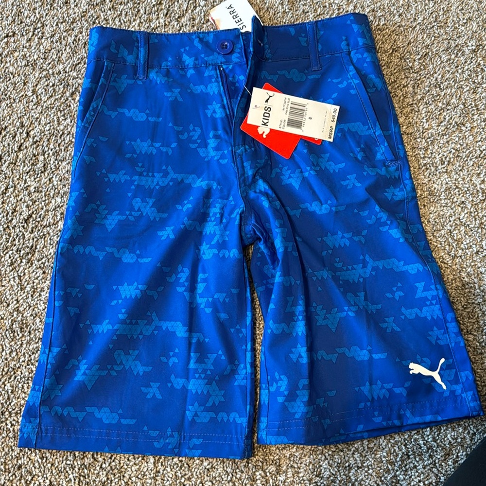 Boys Puma water resistant quick dry shorts